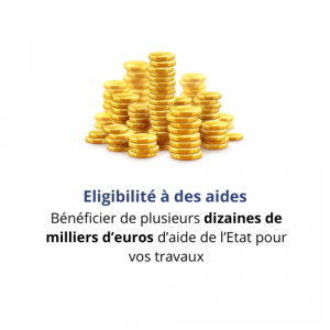 Travaux de rénovation d'ampleur : isolation des murs, installation de fenêtres écoénergétiques et mise à niveau des systèmes de chauffage.